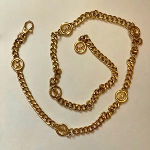 Michael Kors Gold Chain Belt
